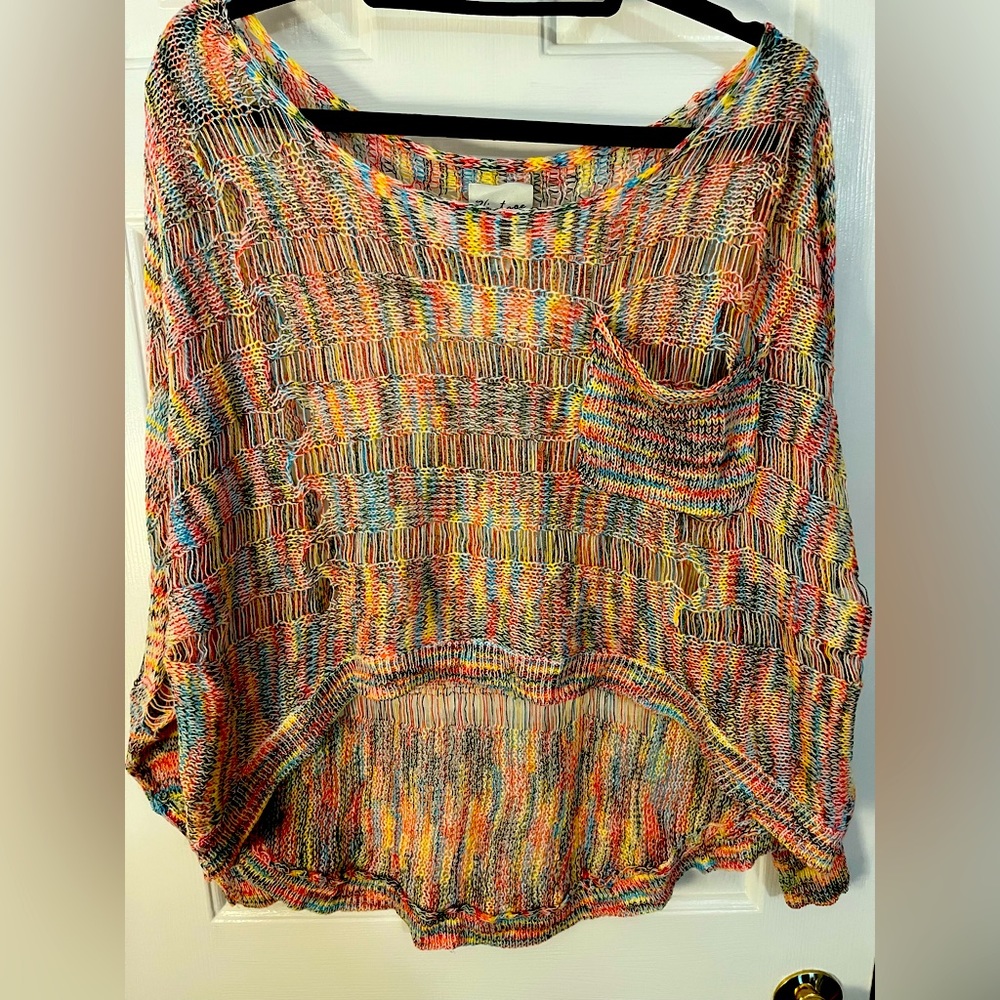 Vintage Havana dropped needle sweater